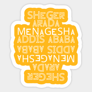 Sheger Sticker